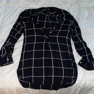 Quarter button down flannel